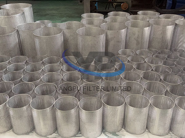 Perforated mesh tube