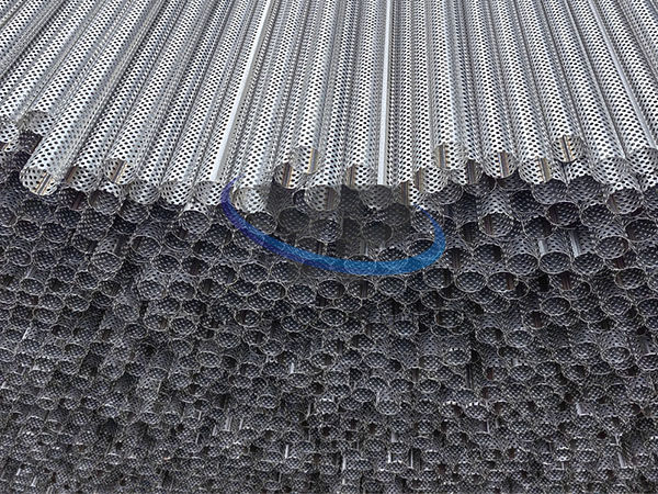 Perforated mesh tube