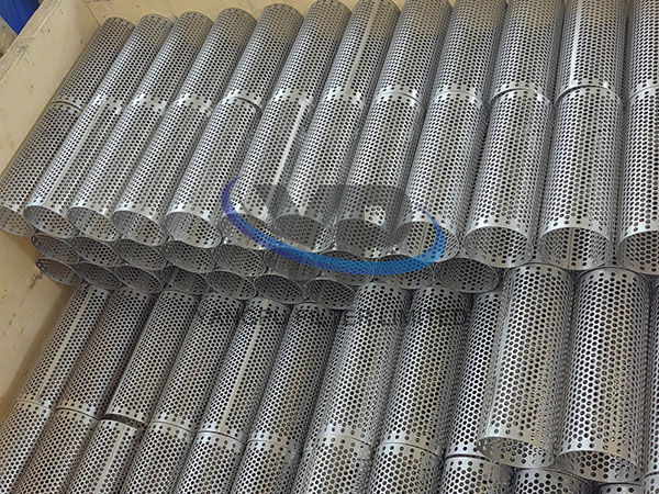 Perforated mesh tube