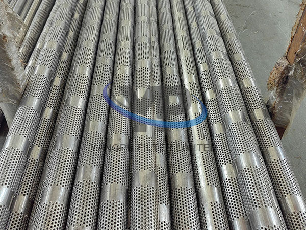 Perforated mesh tube