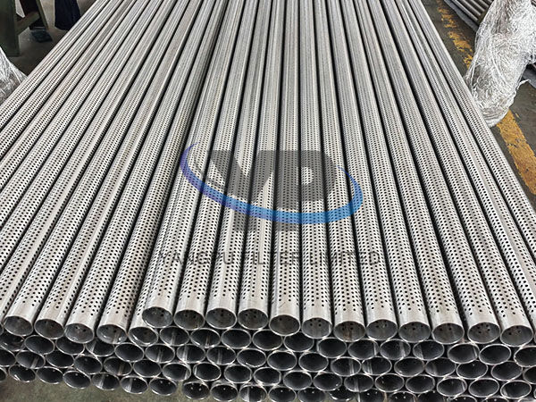 Perforated mesh tube